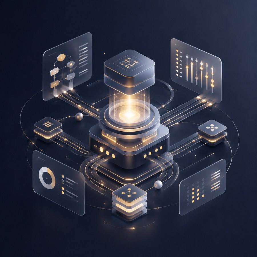 Абстрактная 3D система автоматизации